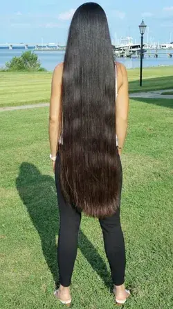 long hair style