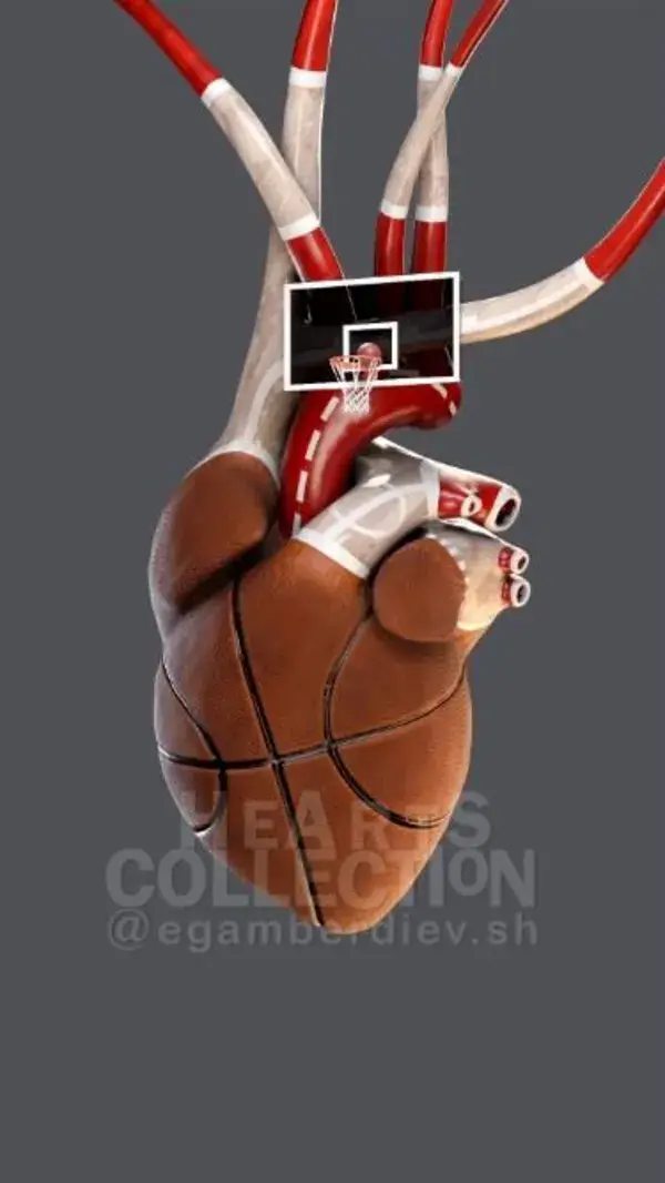 Basket Ball Heart