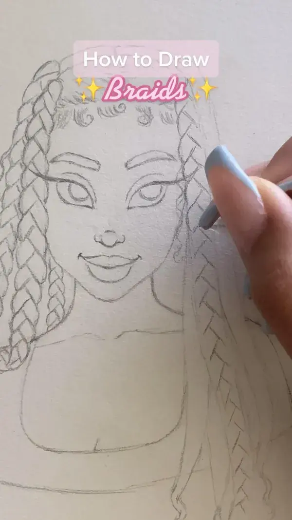 How to Draw Braids Tutorial by BrookesCanvas