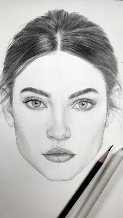 HOW TO DRAW A FACE. Face Proportions by Nadia Coolrista - YouTube