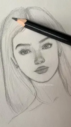 10 min face sketch ✍️