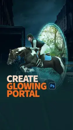 Glowing Portal In Photoshop