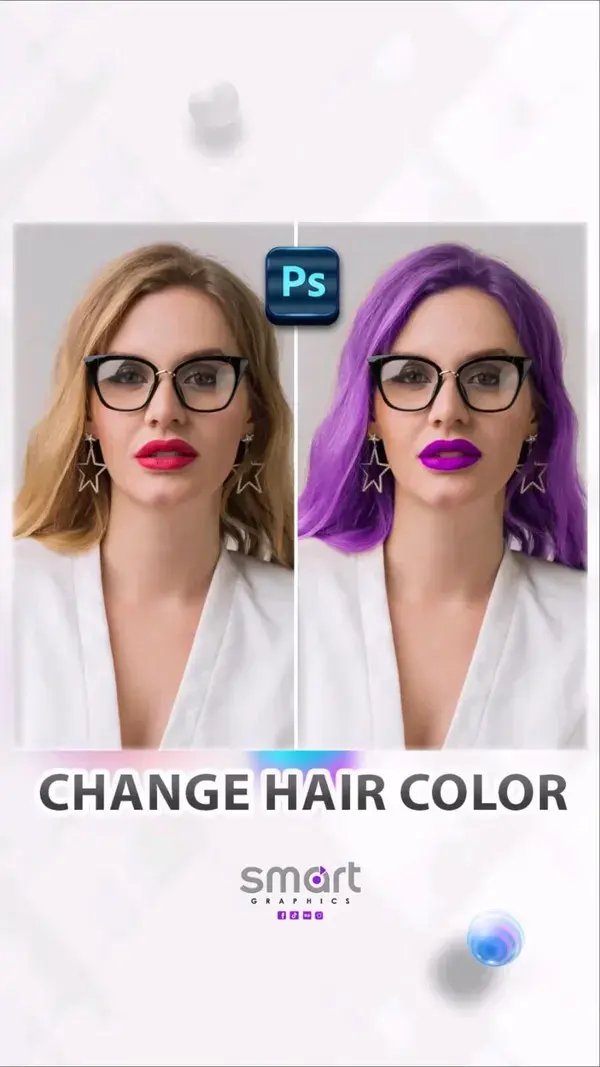 Change hair color in Ps