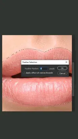 Professional lip coloring with #photoshop #photo_editing #photography