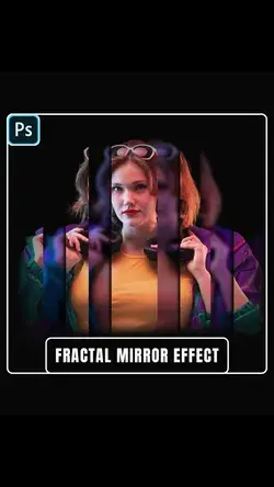 Fractal Mirror Effect in adobe photoshop