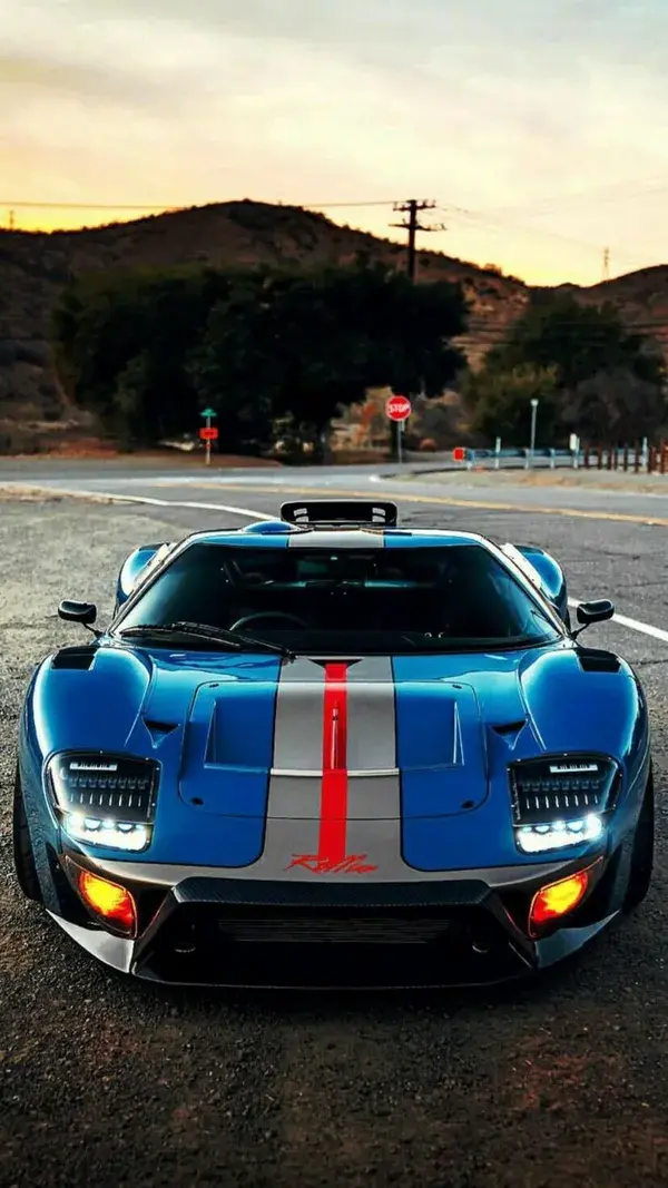 blue supercar race wallpaper