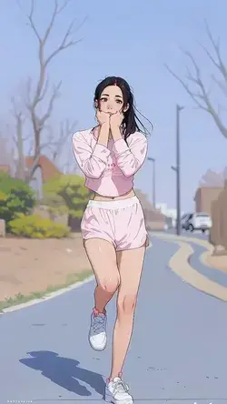 The AI anime girl dance