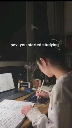 Pov: You started studying ✨