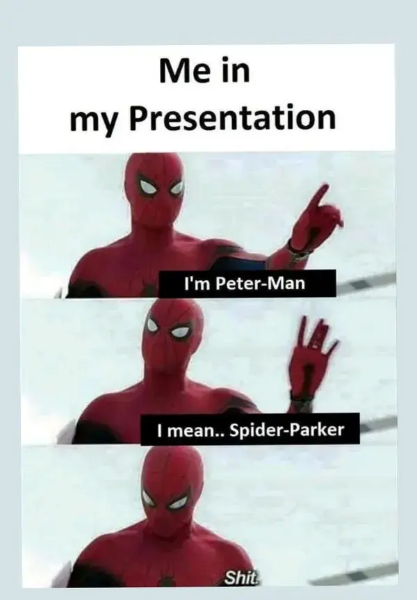 me in my presentation