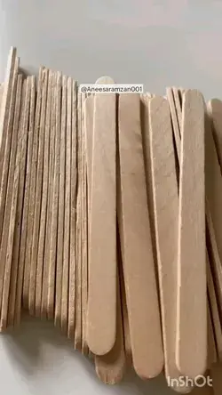 @Aneesaramzan001 wall decore by using popsicle sticks