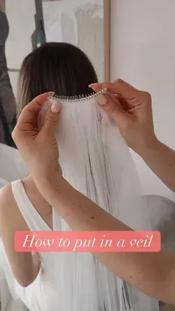 The Right Way To Put In a Veil