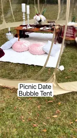 Picnic Date Bubble Tent/ Clear Tent