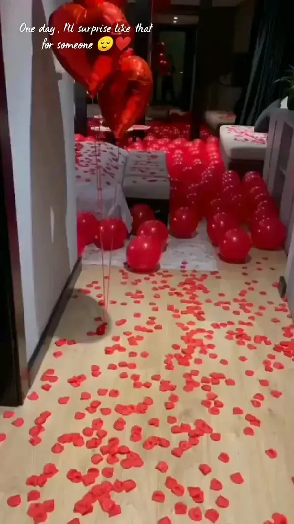 One day , I'll surprise like that for someone 😌❤️