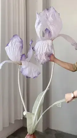 paper craft paper flower making tutorial