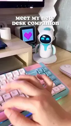 Robot companion. Interactive toy to help anxiety and loneliness (click link to buy)