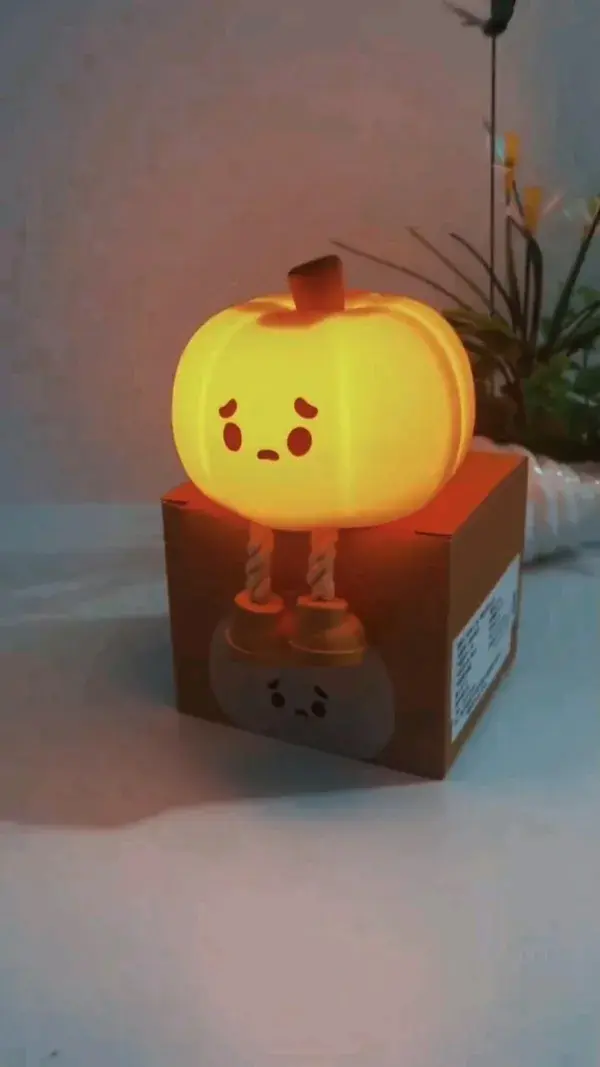 Silicone LED Pumpkin Night Light