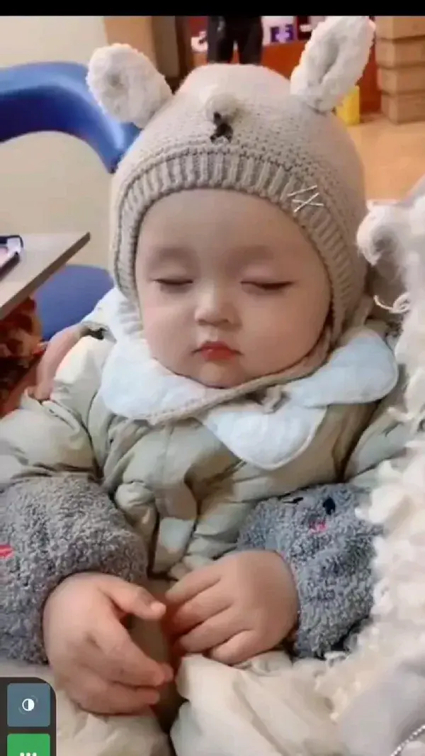 cute baby sleeping
