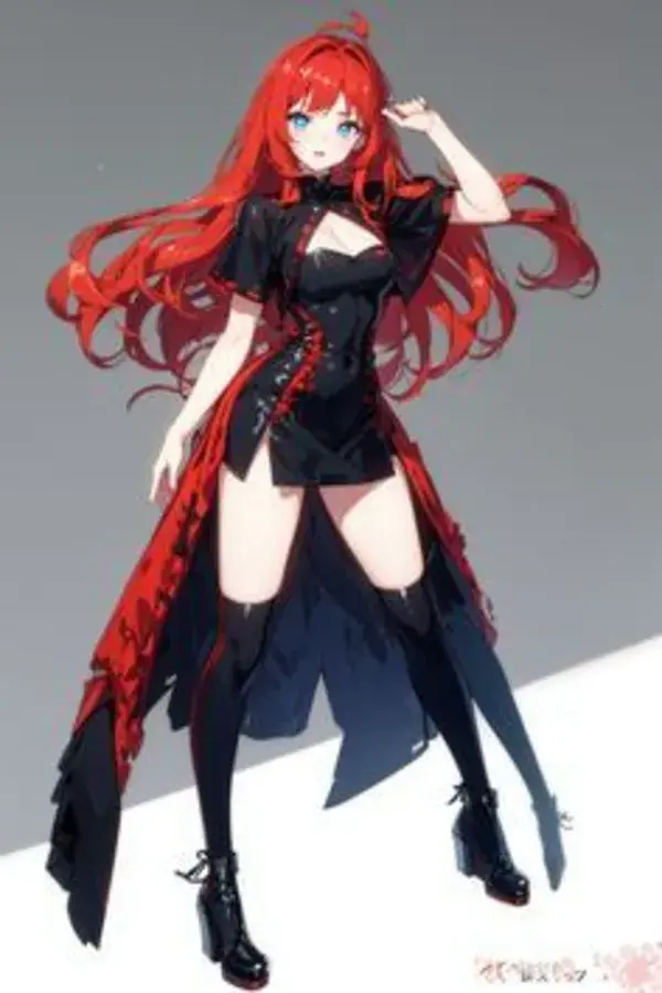 RED HAIR ANIME