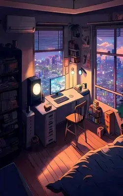 Lofi study room  . . . lofi study beats playlist on Spotify in description 👇