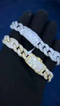 diamond cuban link bracelet