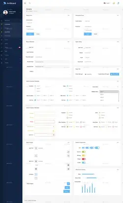 AxilBoard - Clean Admin Dashboard UI &amp; Page Template Preview - GraphicRiver