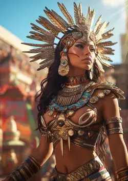 Aztec Empire Princess Warrior #142