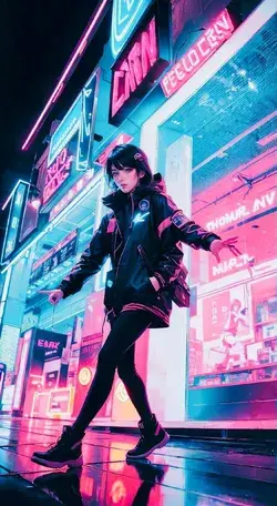 Modern anime girl wallpaper aesthetic
