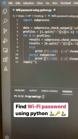 how to hack a wifi password using python