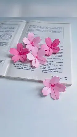 Beautiful cherry blossom origami
