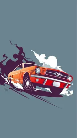 Mustang car wallpaper by Prozoid