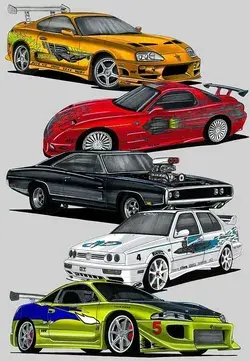 mazda rx7 - rx7 - car aesthetic - car artwork - jdm cars - tokyo drift cars - inside the car aesthet