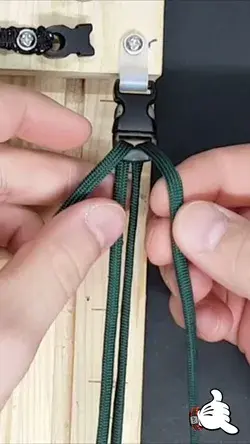 Cómo hacer una pulsera paracord de colores