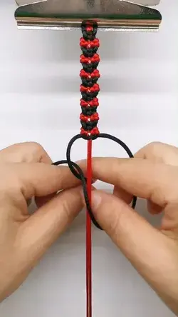 Bow knot hand rope braiding