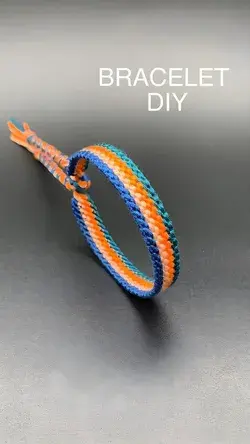 Retro Style Striped Hand Rope Knitting Tutorial