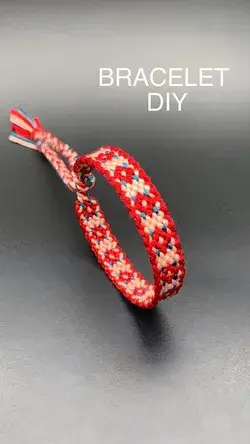 Bracelet weaving tutorial