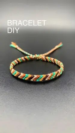 How to weave colorful hand ropes