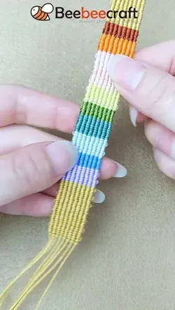 Rainbow Braided Bracelet