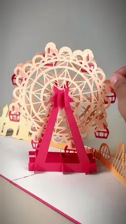 How to make a Ferris Wheel pop-up card | Paper Soul Craft