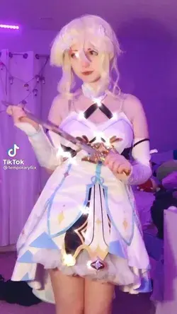 Lumine cosplay By: @temporary6ix on Tiktok