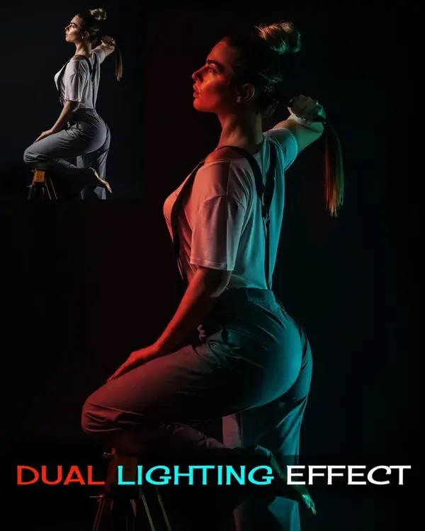 Portrait Dual Lighting Effect in Photoshop