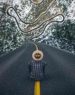 Surreal Road View Photo Manipulation Photoshop Tutorial