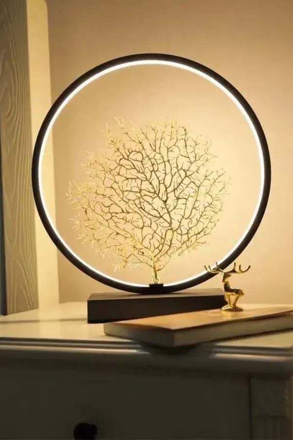 Nordic modern sea tree table lamp