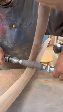 Designing A Perfect Curve Shape With Woodworking Tools