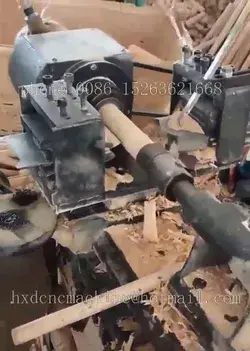 wood knob turning cutting lathe