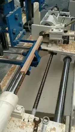 wood chair spindle making