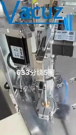 633 Differential Mode Toroidal Coil Fully Automatic Inductor Core Hook Needle Winding Machine