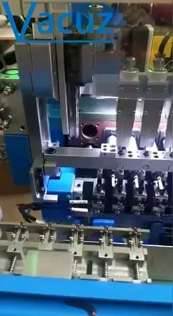16 Axis Spindles Vibrating Plate Feeding Automatic Drum Core Inductor Coil Needle Winding Machine