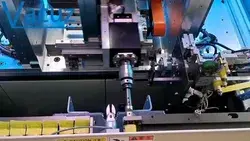 High Precision Automatic Transformer Bobbin Coil Teflon Tube Inserting Winding Taping Casing Machine