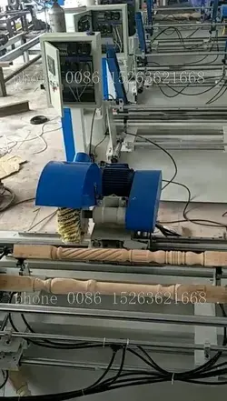 wood baluster polishing machine