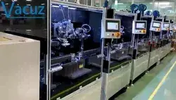 Vacuz Automatic PQ2620 Transformer Coil Teflon Tube Insertion Winding Taping Machine Production Line